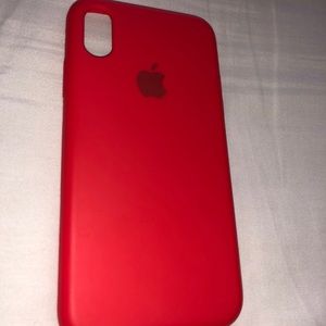iPhone X red case